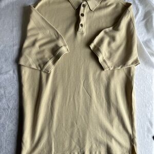 Tommy Bahama Classic Cream Polo Shirt men’s size Medium
